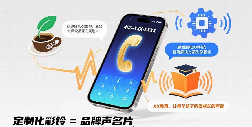 400电话彩铃定制：用 “声音” 提升品牌辨识度