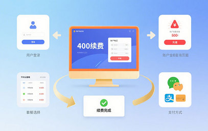 400电话续费怎么操作？