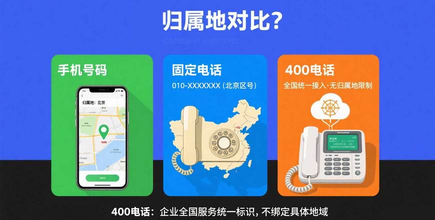 400电话号码像手机号码和固定电话号码一样有归属地吗？
