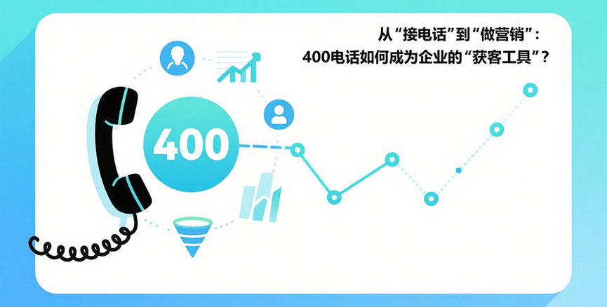 从“接电话”到“做营销”：400电话如何成为企业的“获客工具”？